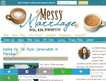 Tablet Screenshot of messymarriage.com
